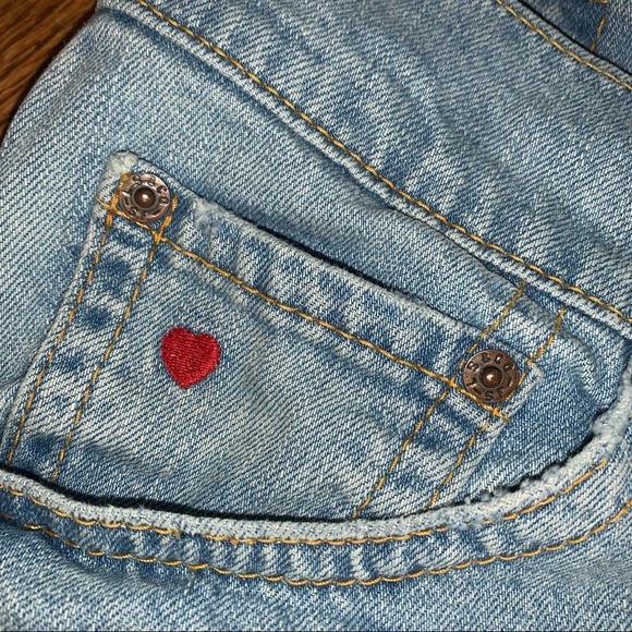 Vintage Levi’s Light Wash Denim Jean Skirt size 7JR - Picture 2 of 9